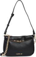 Madden Girl 3-Piece Faux Leather Shoulder Bag & Charms Set