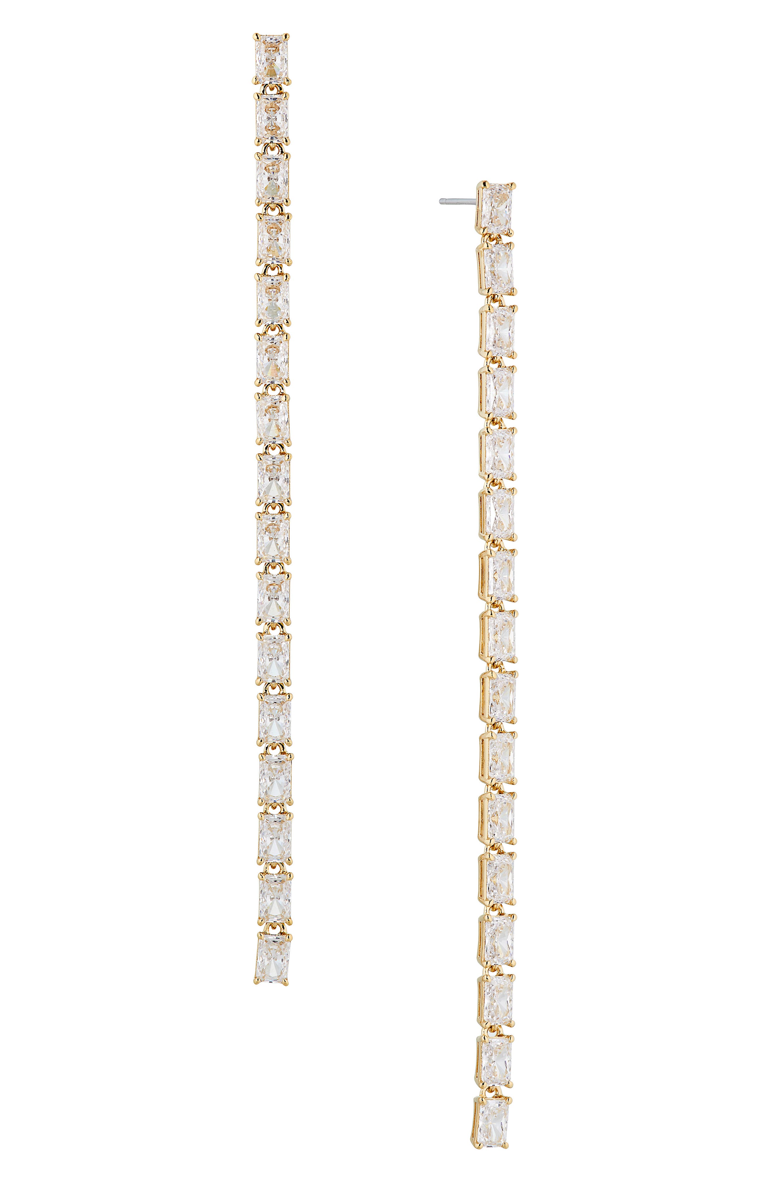 Nadri A La Carte Extra Long Linear Earrings