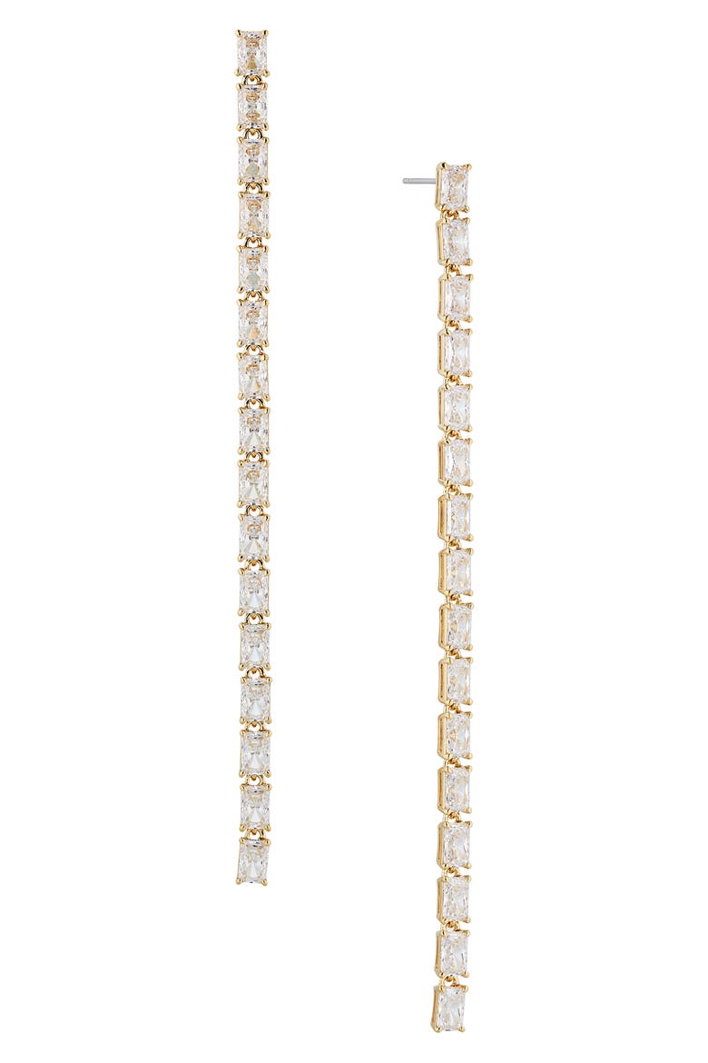 A La Carte Extra Long Linear Earrings, Main, color, GOLD
