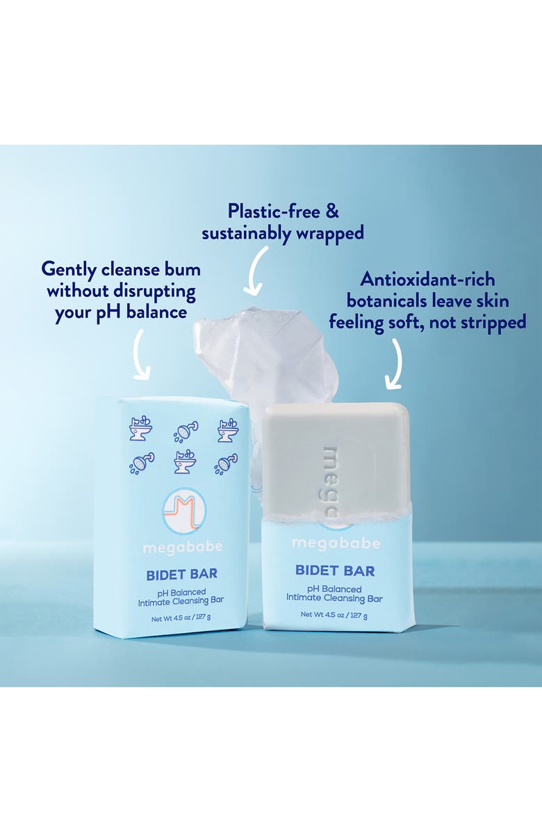 Megababe Bidet Bar pH Balanced Intimate Cleansing Bar, Alternate, color, 