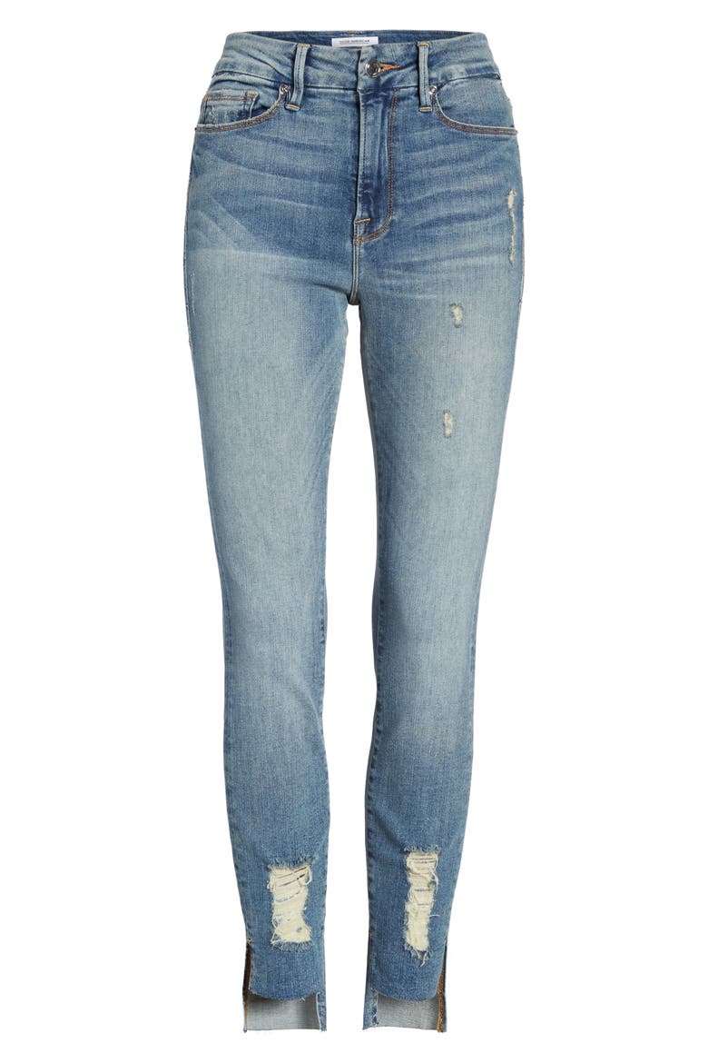 Good Legs High Waist Skinny Jeans, Alternate, color, BLUE 082