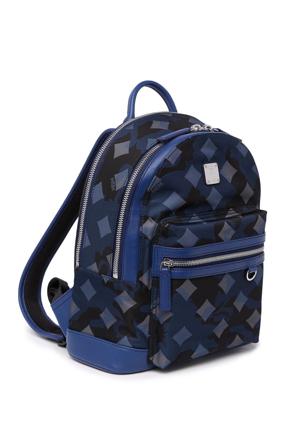 MCM Dieter Munich Lion Camo Backpack, Alternate, color, 