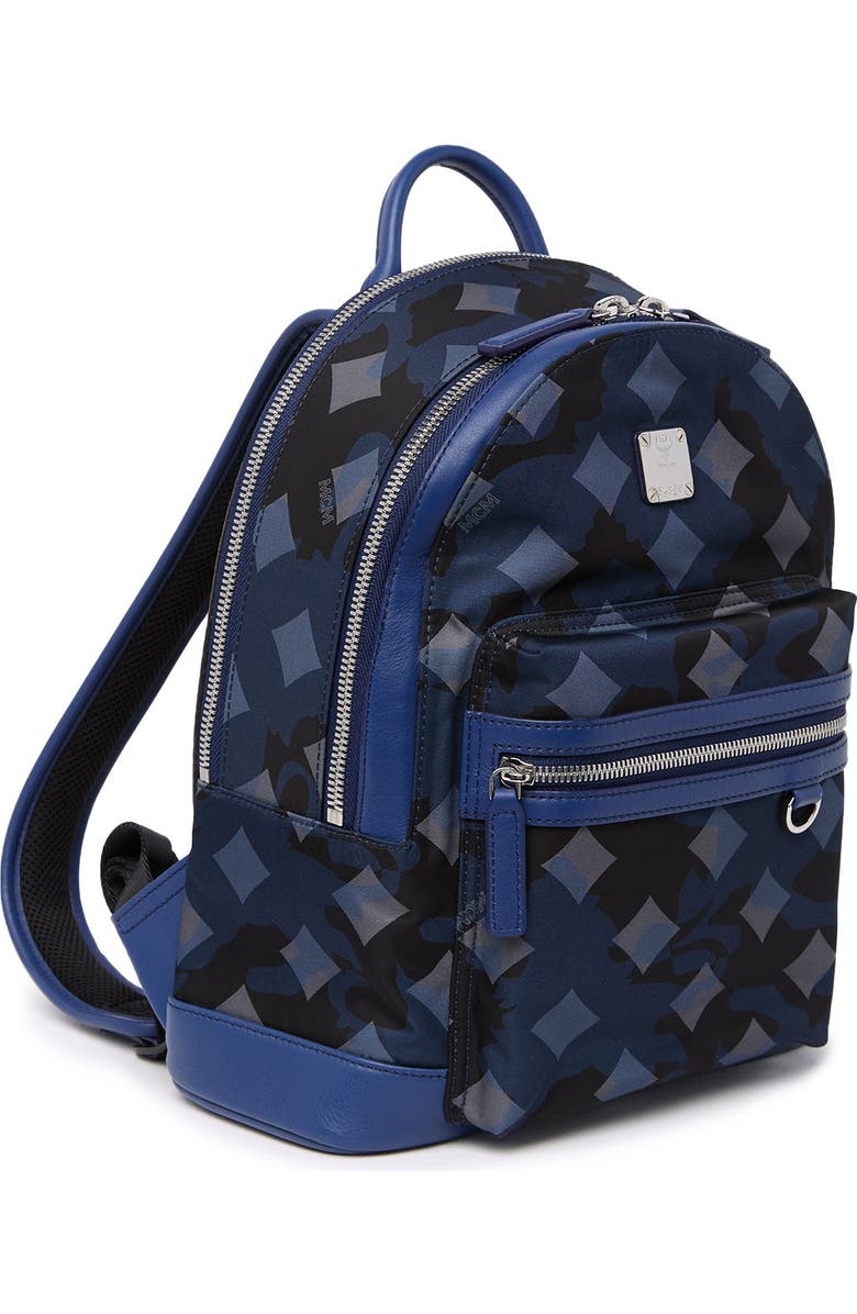 MCM Dieter Munich Lion Camo Backpack, Alternate, color,
