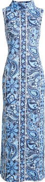 Lilly Pulitzer® Daisee Mixed Print Cotton Blend Maxi Dress