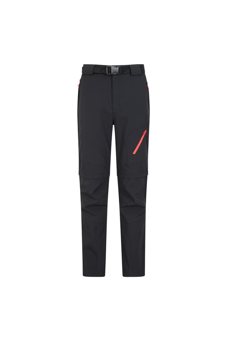 Forest Convertible Hiking Trousers, Main, color, Black