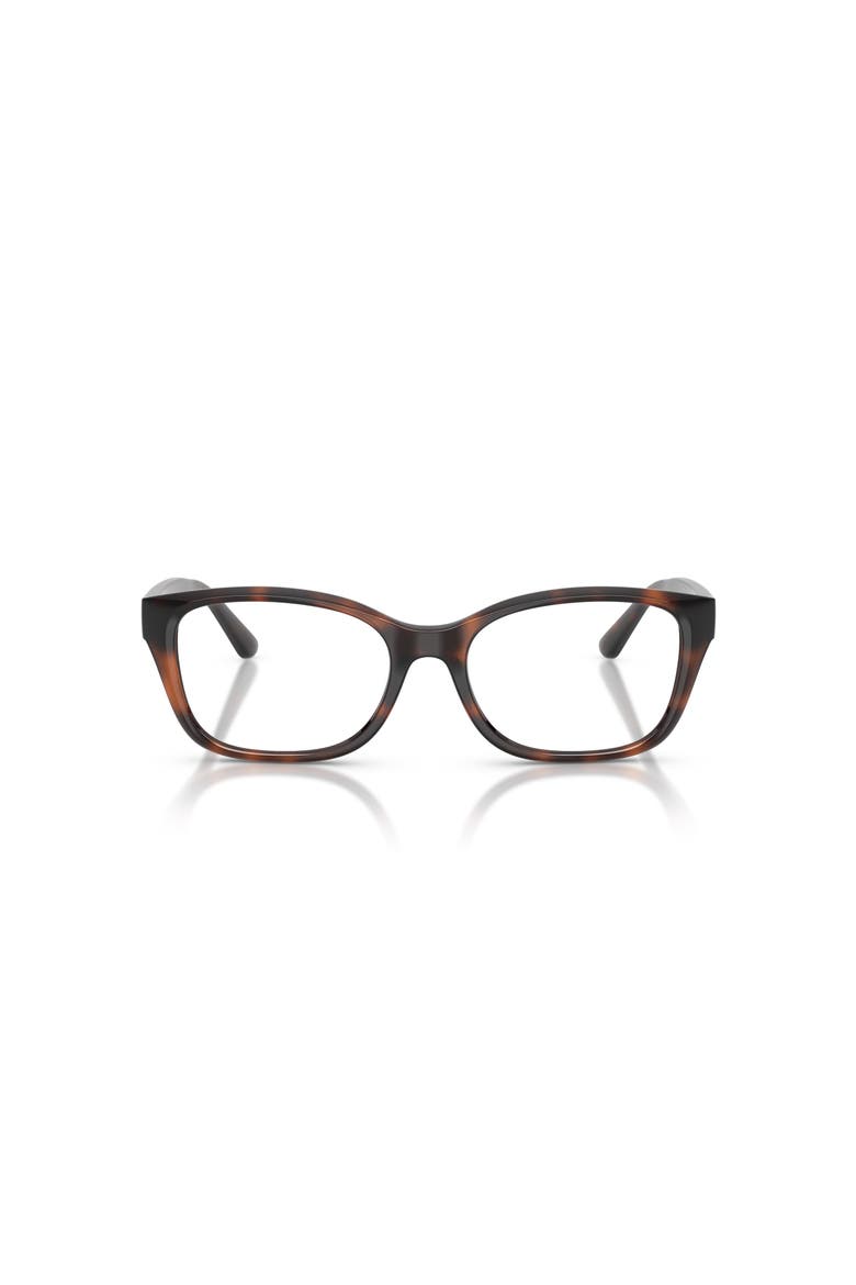 53mm Rectangle optical glasses, Alternate, color, Tortoise