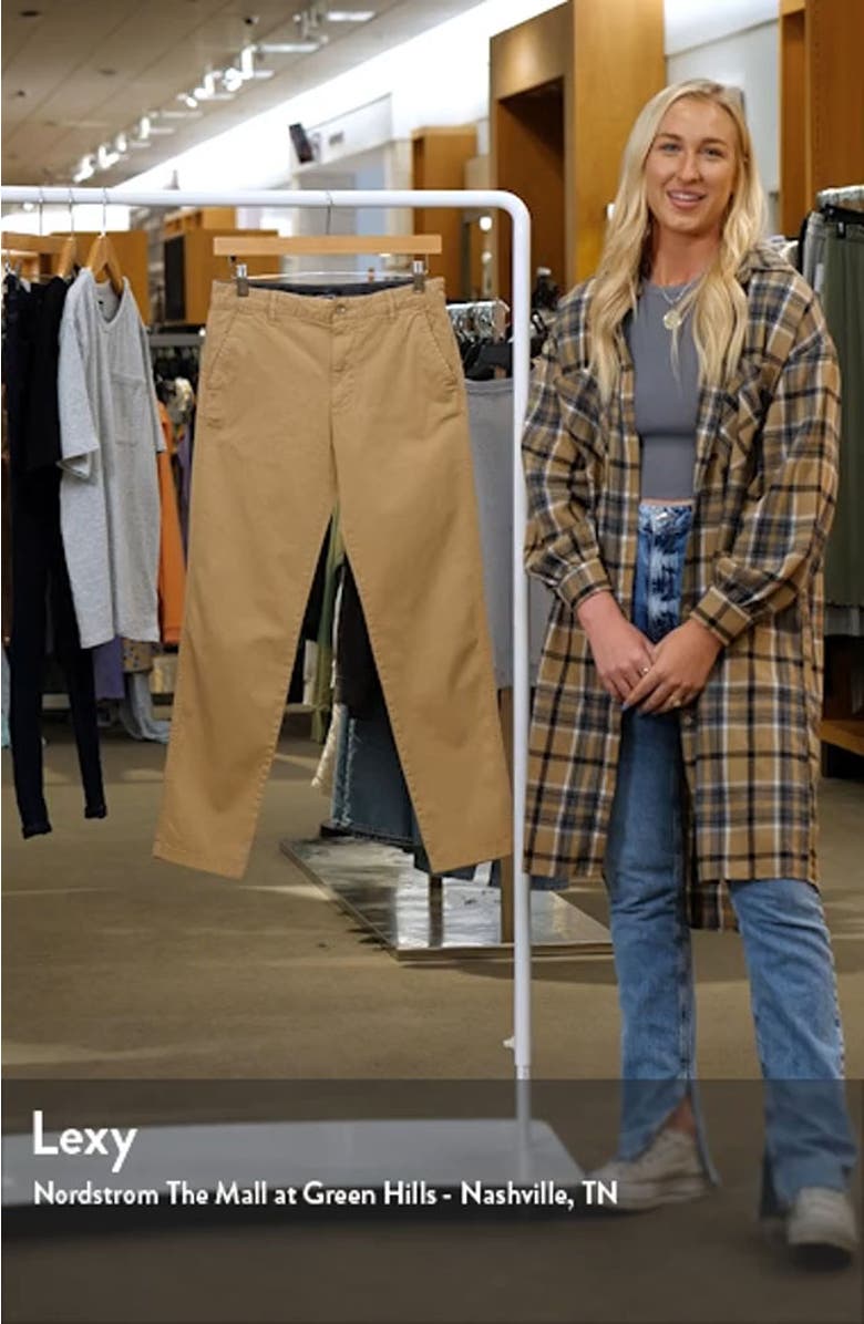 Kids' Slim Stretch Flat Front Chinos, sales video thumbnail