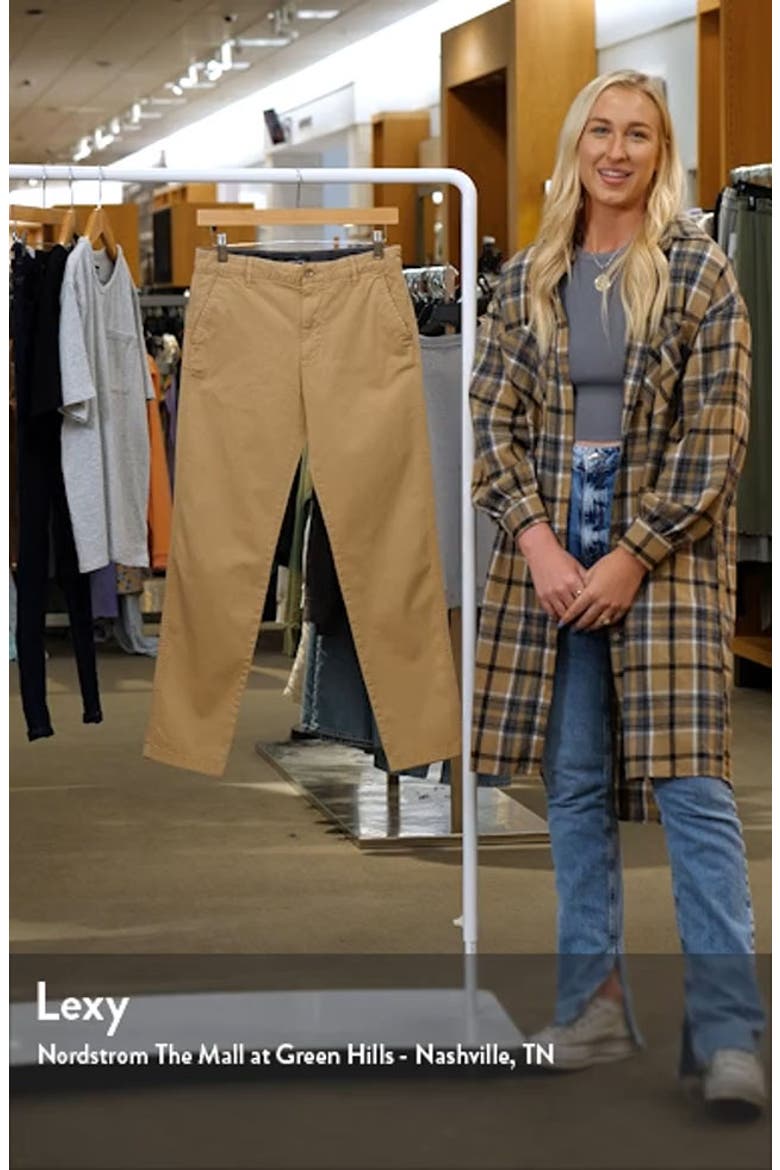 Kids' Slim Stretch Flat Front Chinos video