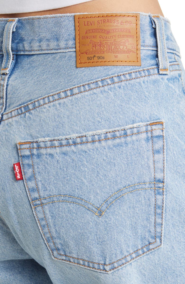 Levi's<sup>®</sup> 501<sup>®</sup> '90s Ripped Straight Leg Jeans, Alternate, color, Totally Ok