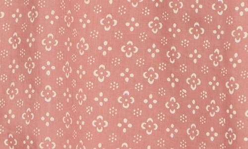 Faherty Playa Short Sleeve Stretch Organic Cotton Button-down Shirt In Pink