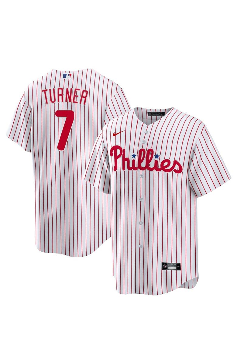 Nike Youth Nike Trea Turner White Philadelphia Phillies Alternate Replica Player Jersey, Alternate, color, White