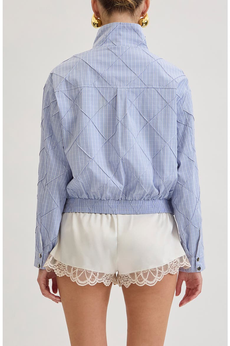 Riley Shirting Stripe Jacket, Alternate, color, LIGHT BLUE PLAID