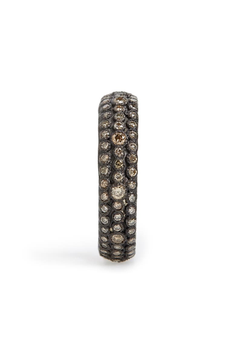 Old World Eternity Diamond Stack Ring, Alternate, color, SILVER