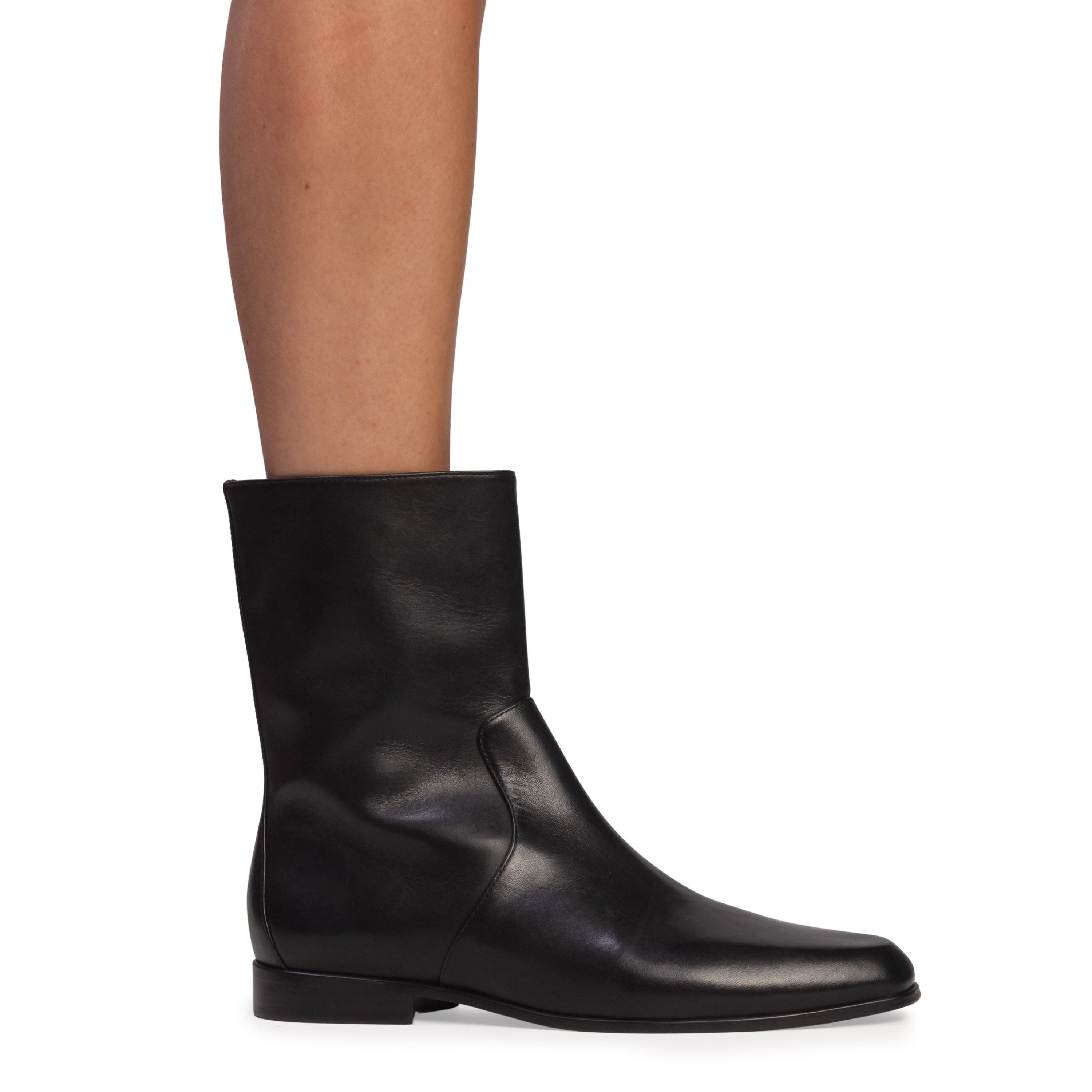 Aries Boot, Alternate, color, Black Leather