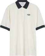 PALMES Oval Logo Cotton Piqué Polo