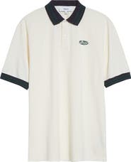 PALMES Oval Logo Cotton Piqué Polo