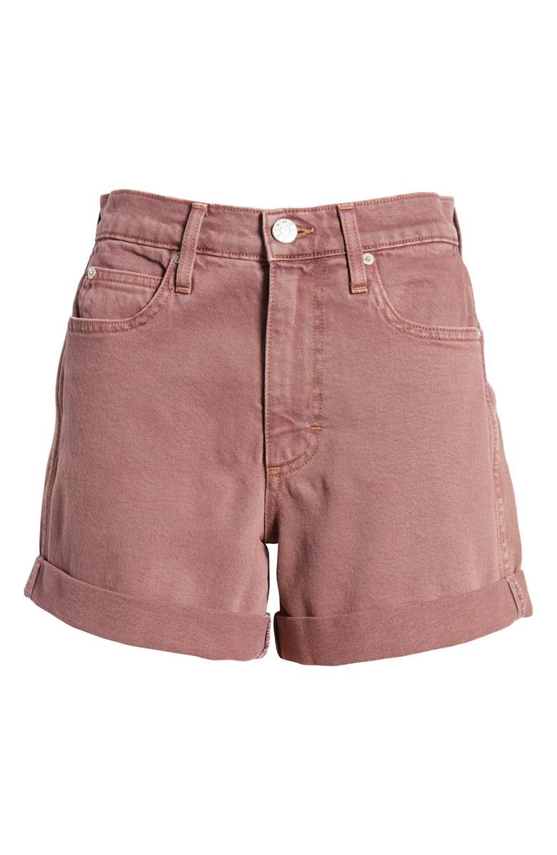 AMO Tomboy Cuffed Denim Shorts, Alternate, color,