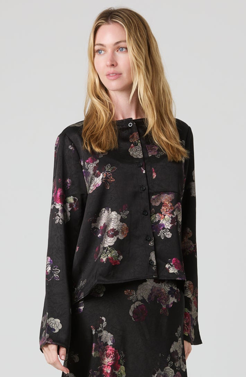 By Tess Collection Olivia Blouse In Black