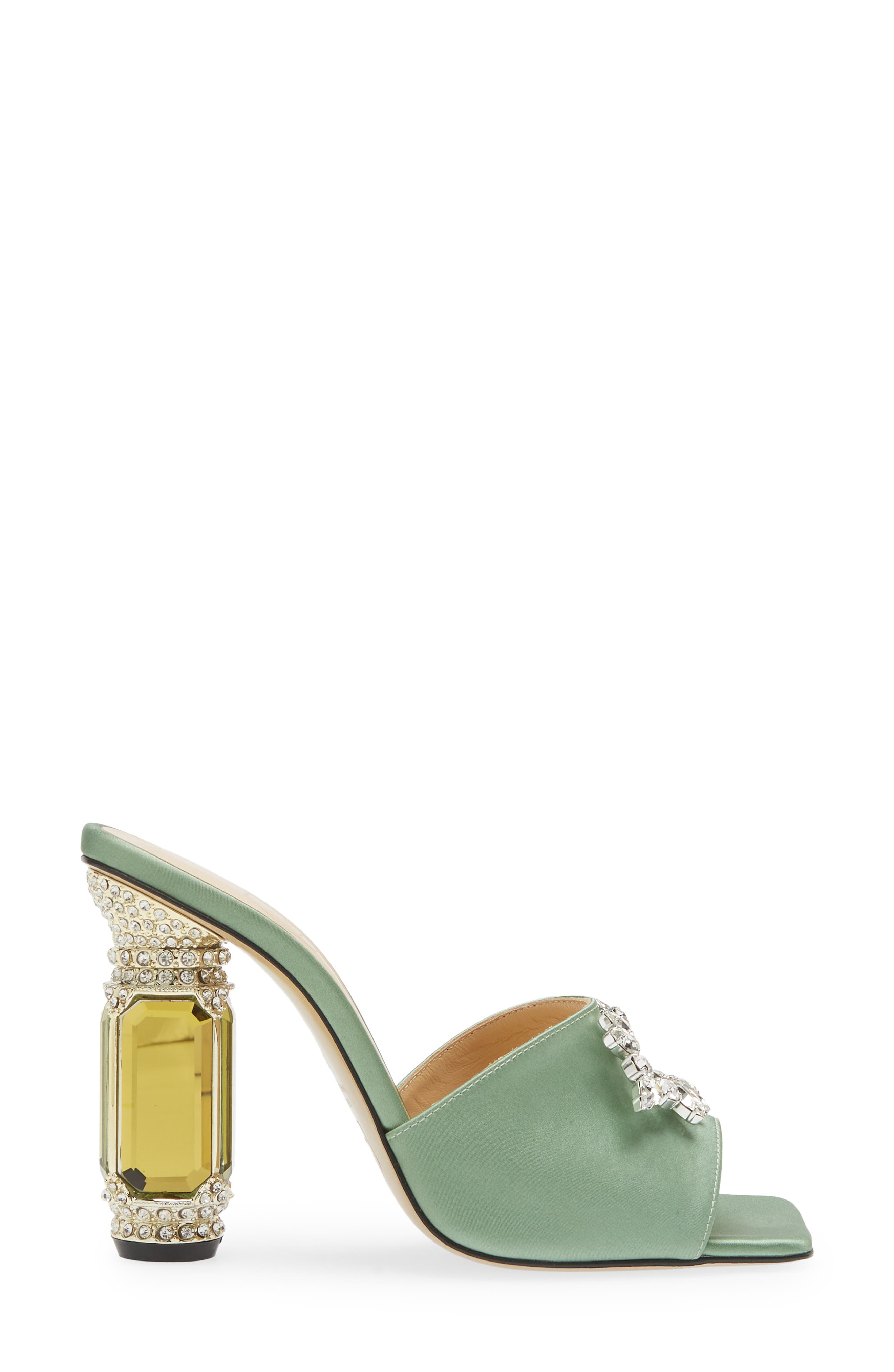 Aurum Crystal Embellished Sandal, Alternate, color, MINT GREEN