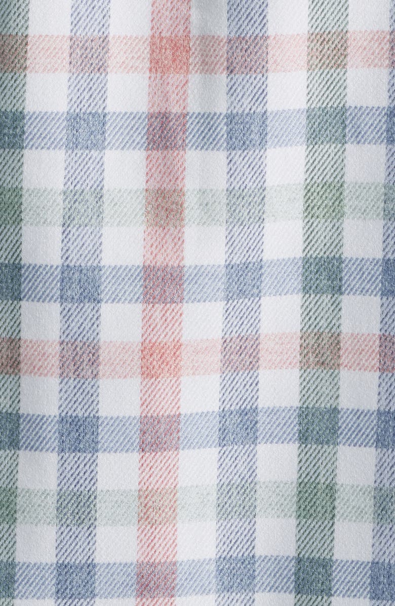 johnnie-O Callum Check Performance Button-Down Shirt, Alternate, color, Navy