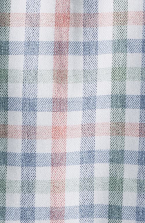 Johnnie-o Callum Check Performance Button-down Shirt In Blue