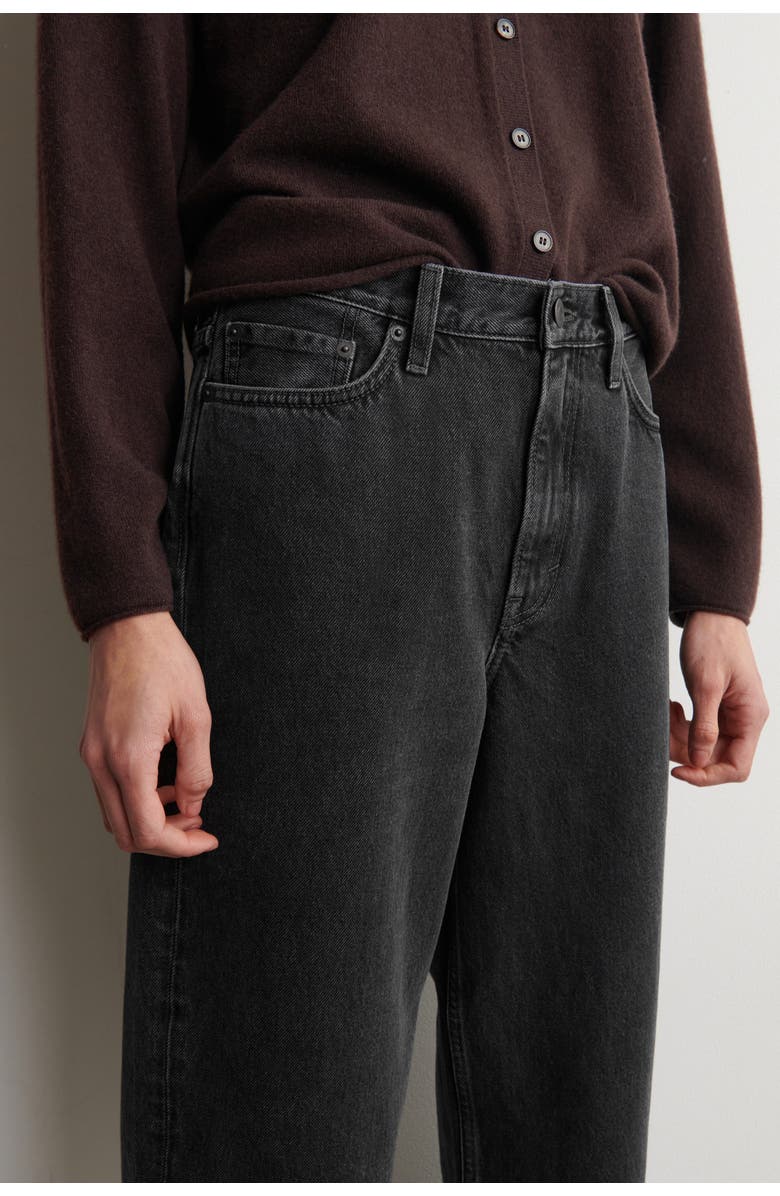 COS Arch Tapered Jeans, Alternate, color, Black