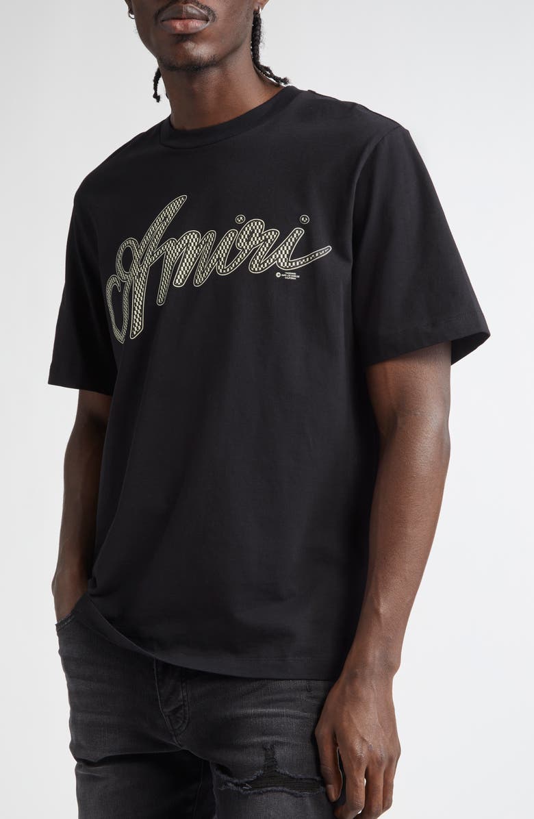 AMIRI Script Logo Graphic T-Shirt, Alternate, color, 