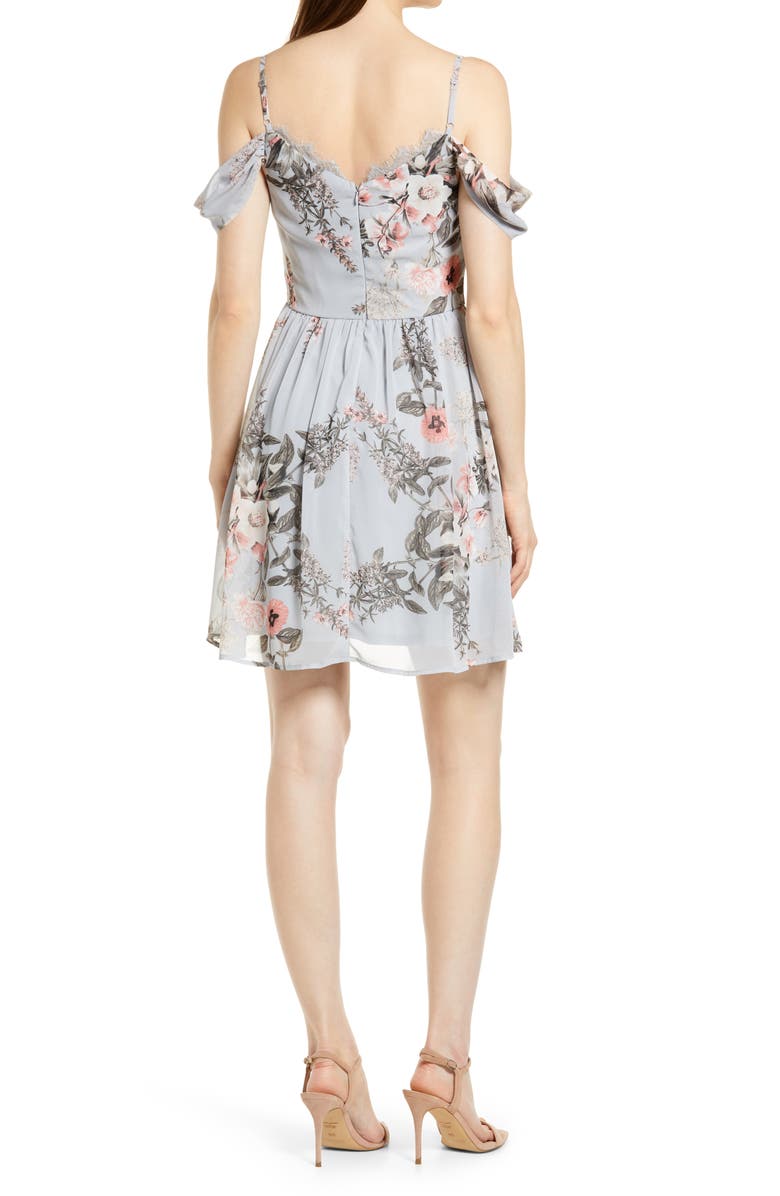 Lulus Women's Verona Light Off-the-Shoulder Minidress, Alternate, color, 