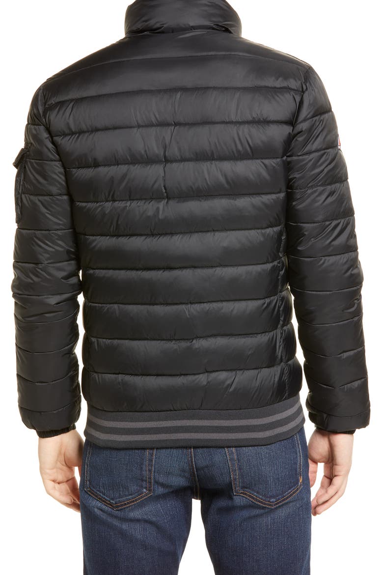 Fuji Puffer Jacket, Alternate, color, BLACK