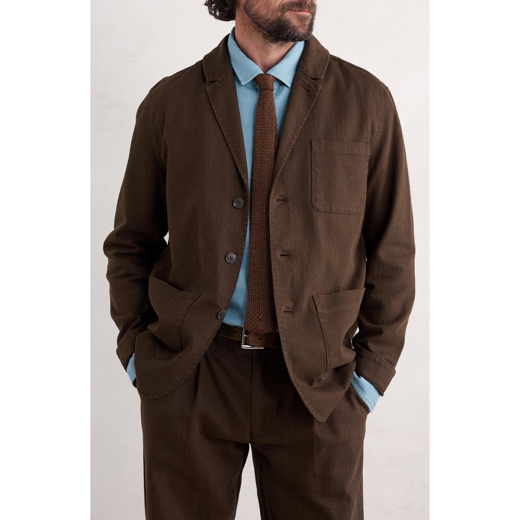 Seasalt Cornwall Men's Tollgate Jacket In Brown