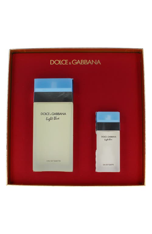 Dolce & Gabbana Dolce&gabbana Light Blue Eau De Toilette Set $225 Value In Transparent