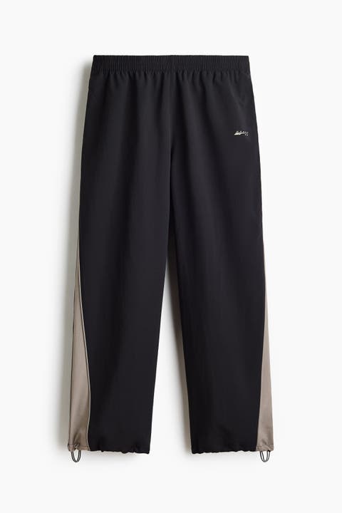Loose Fit Nylon Track Pants