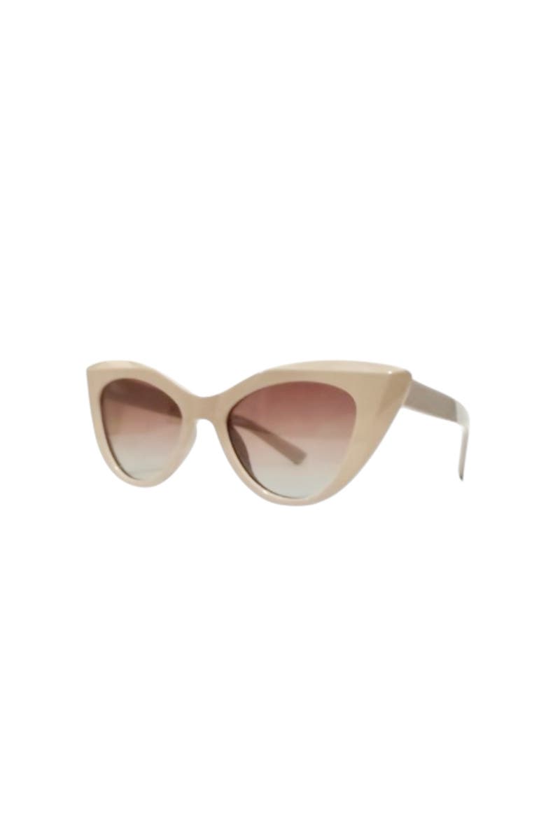 Tribal ëyës Cyprus Cat Eye 49mm Sunglasses, Alternate, color, Beige