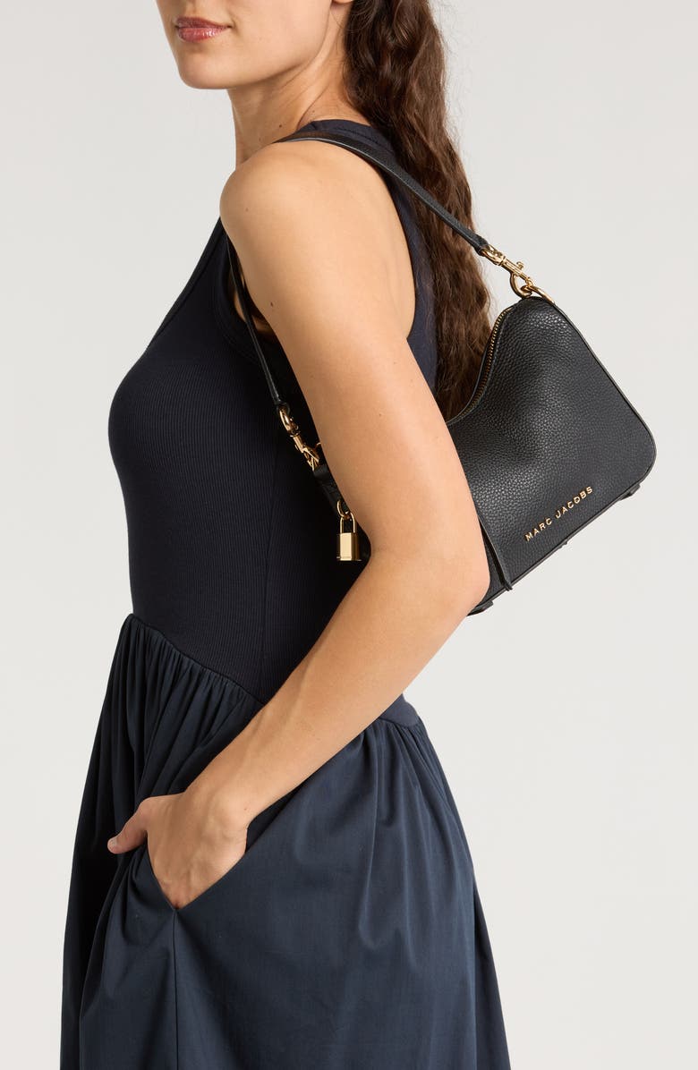 Marc Jacobs Small Convertible Shoulder Bag, Alternate, color, Black