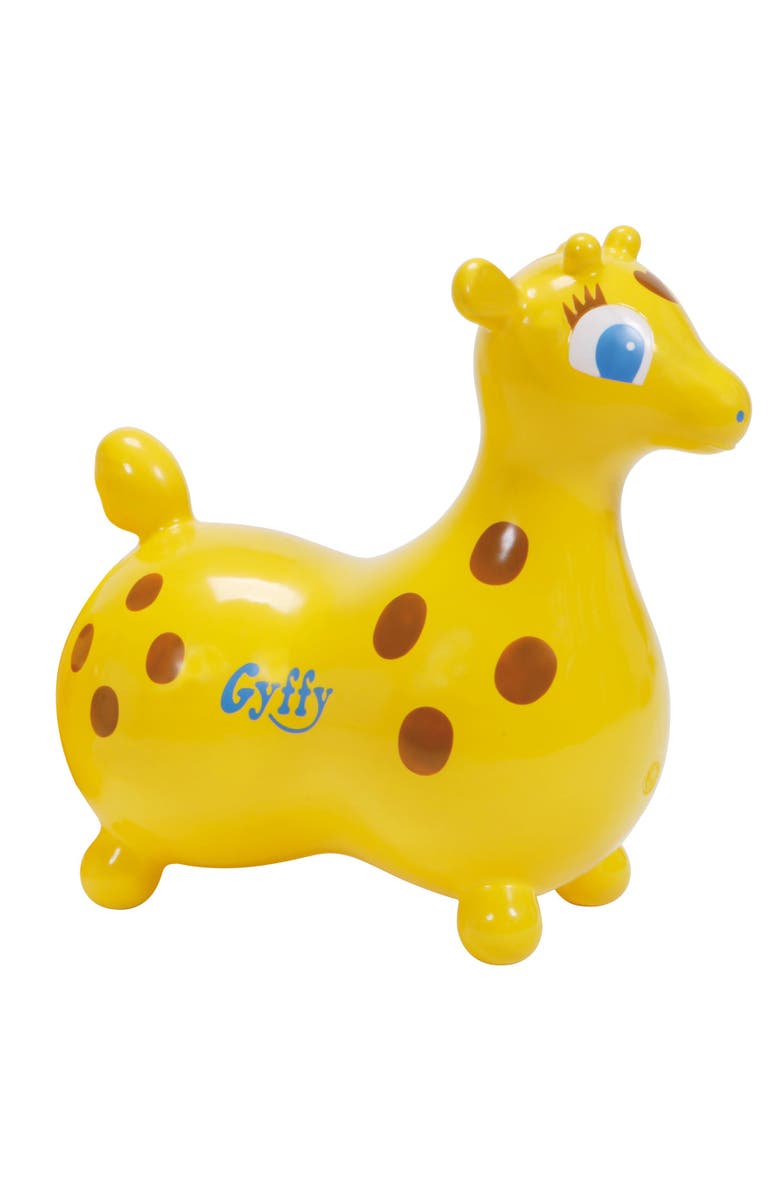 Gymnic GYFFY the Giraffe w/Pump, Main, color, Yellow