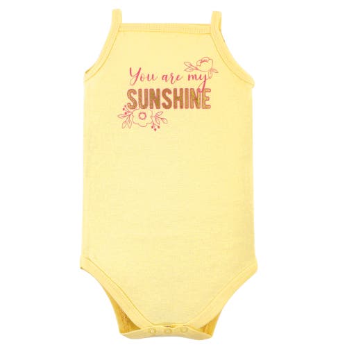 Little Treasure 3pk Sleeveless Bodysuits In Multi