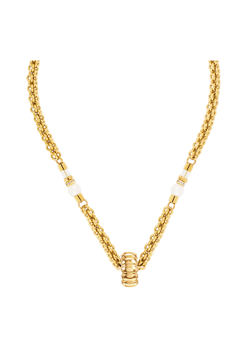 Structure Necklace Gold, Alternate, color, White-Gold