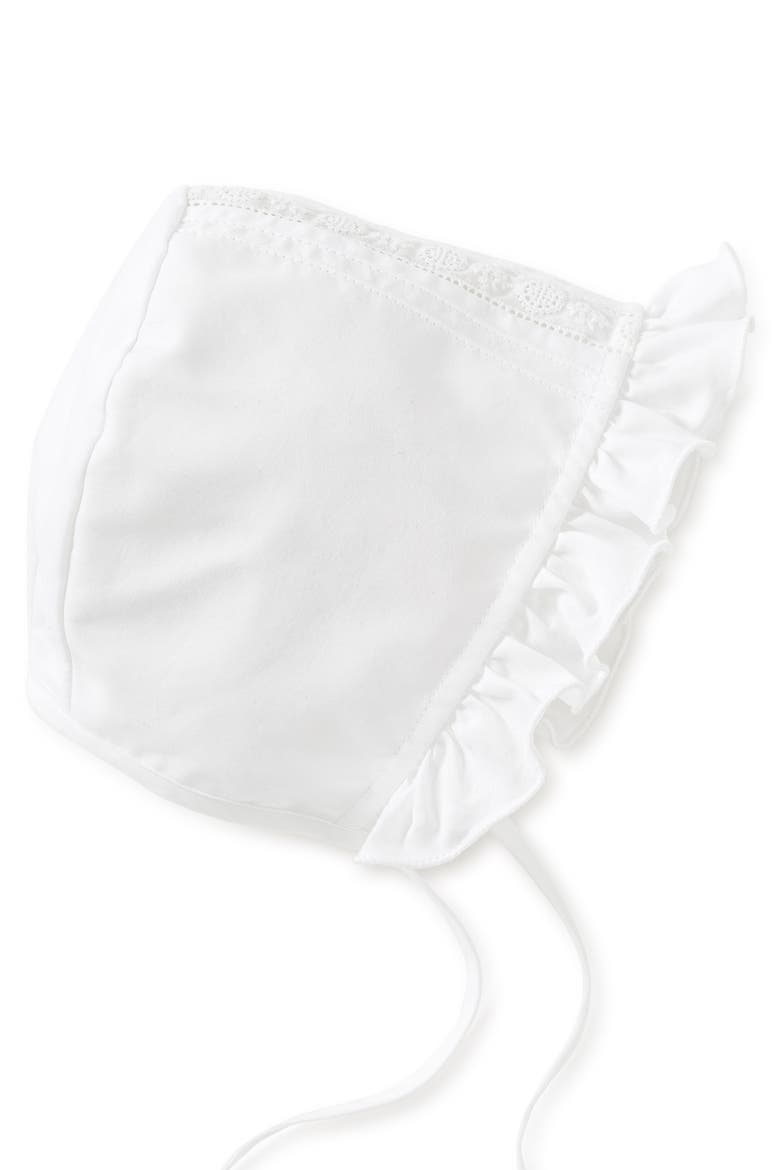Nicole Christening Gown & Bonnet Set, Alternate, color, WHITE