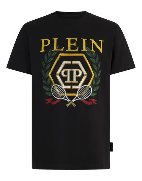 Round Neck T-Shirt Tennis Crest Men