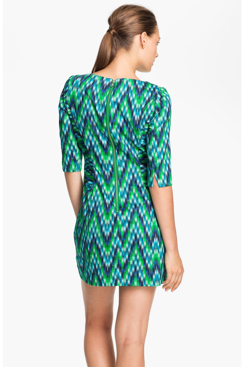 'Carina' Stretch Cotton Sheath Dress, Alternate, color, MULTI