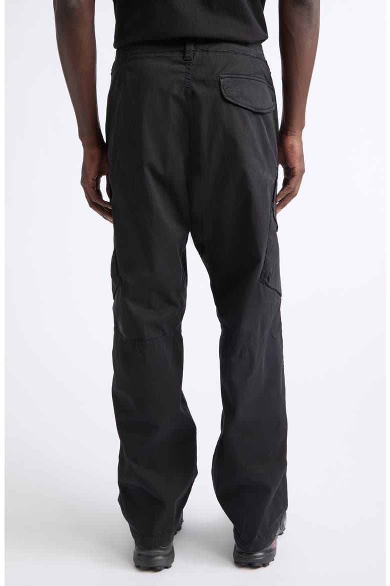 Garment Dye Stretch Twill Cargo Pants, Alternate, color, V0029 BLACK