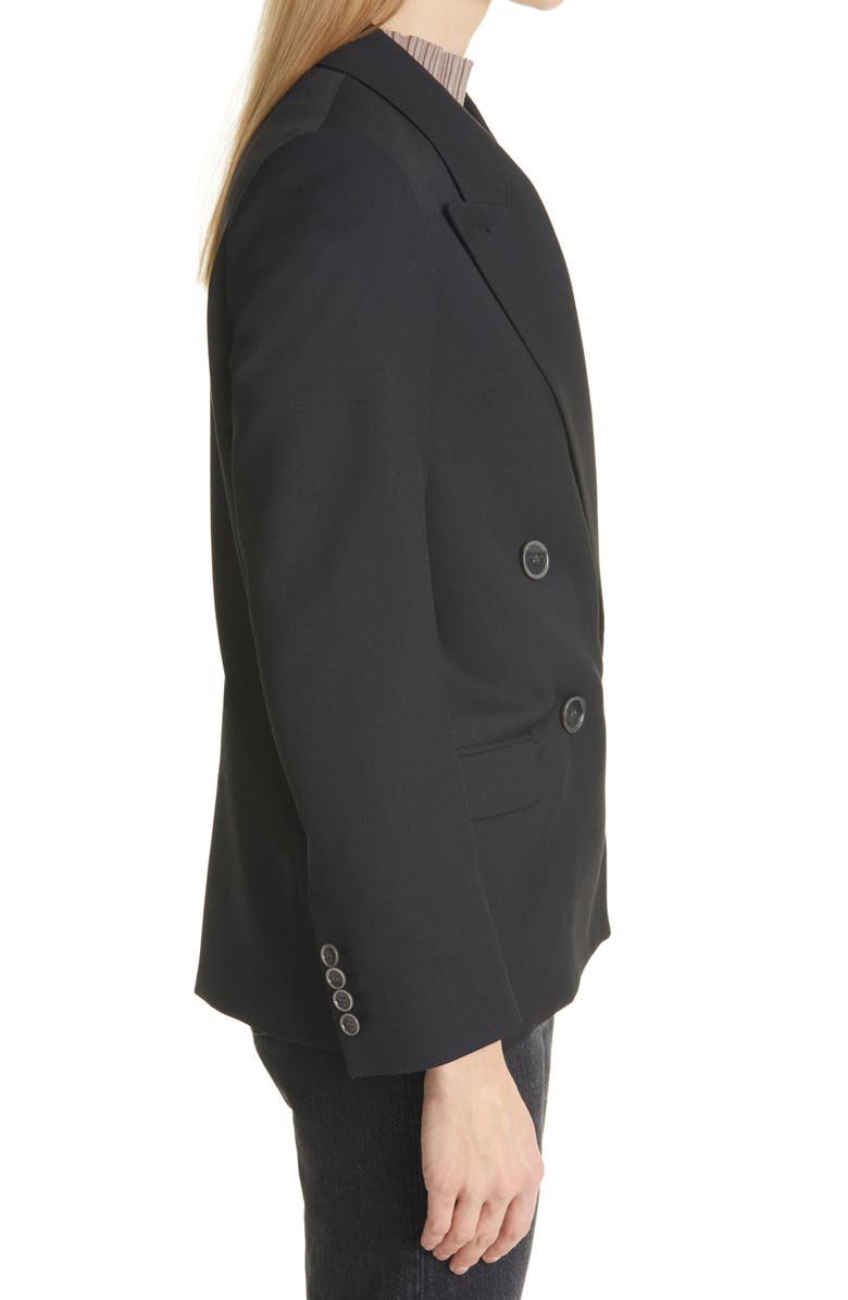 Acne Studios Janny Double Breasted Blazer, Alternate, color, 