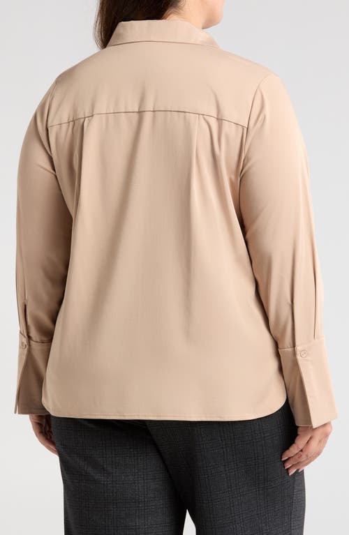 Wit & Wisdom Satin Button-up Shirt