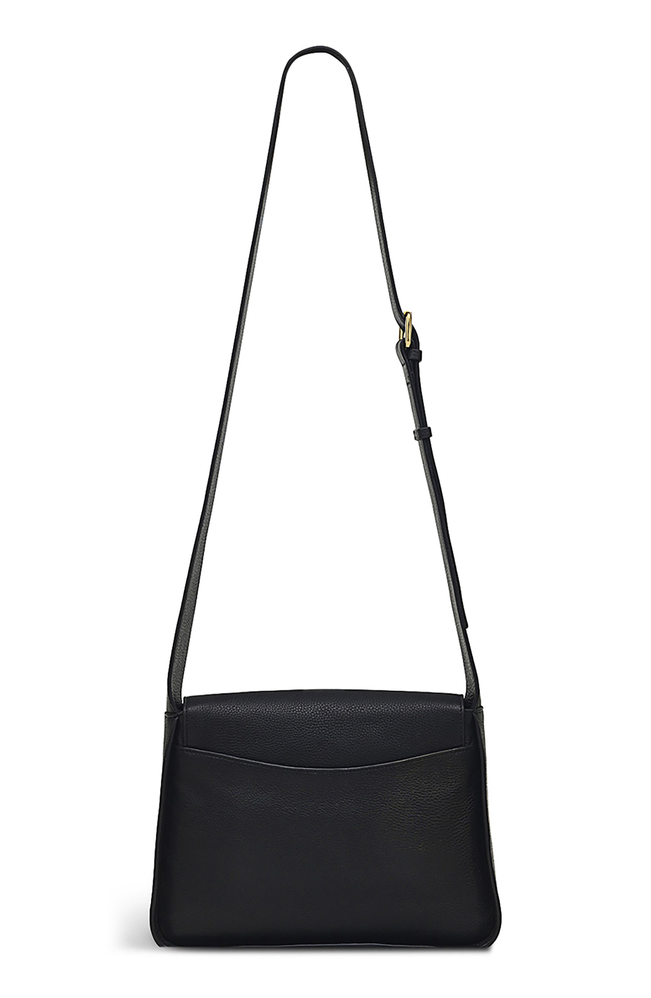 Radley Westwell Lane Medium Flapover Crossbody Bag, Alternate, color, Black