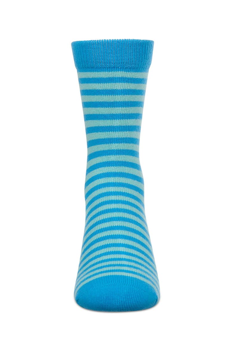 Thin Stripe Crew Sock, Alternate, color, Blue