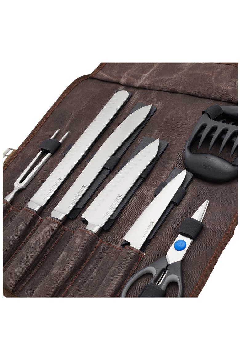 FORGED ACCENT 9-PC BBQ SET, Alternate, color, SILVER
