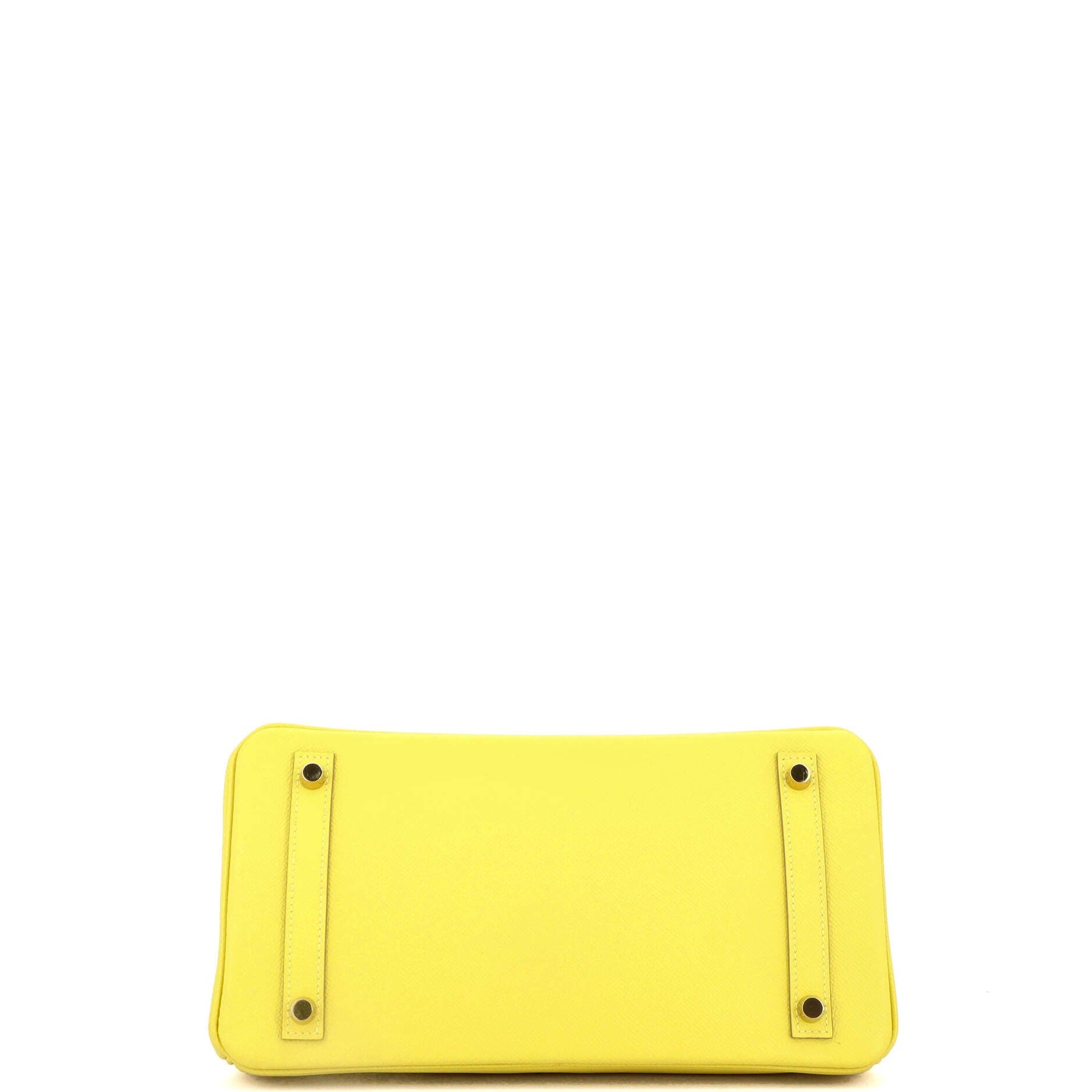 Pre-Owned Hermes Birkin Handbag Yellow Epsom with Gold Hardware 30, Alternate, color, 