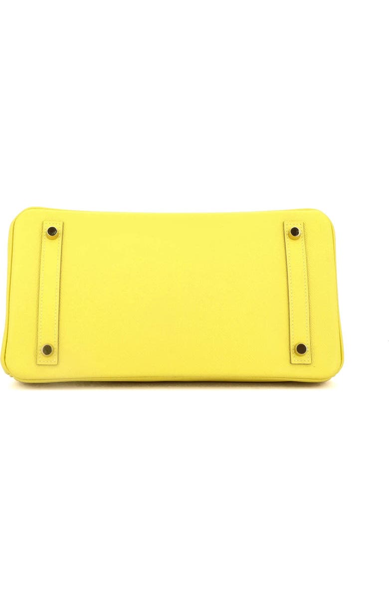 Pre-Owned Hermes Birkin Handbag Yellow Epsom with Gold Hardware 30, Alternate, color,