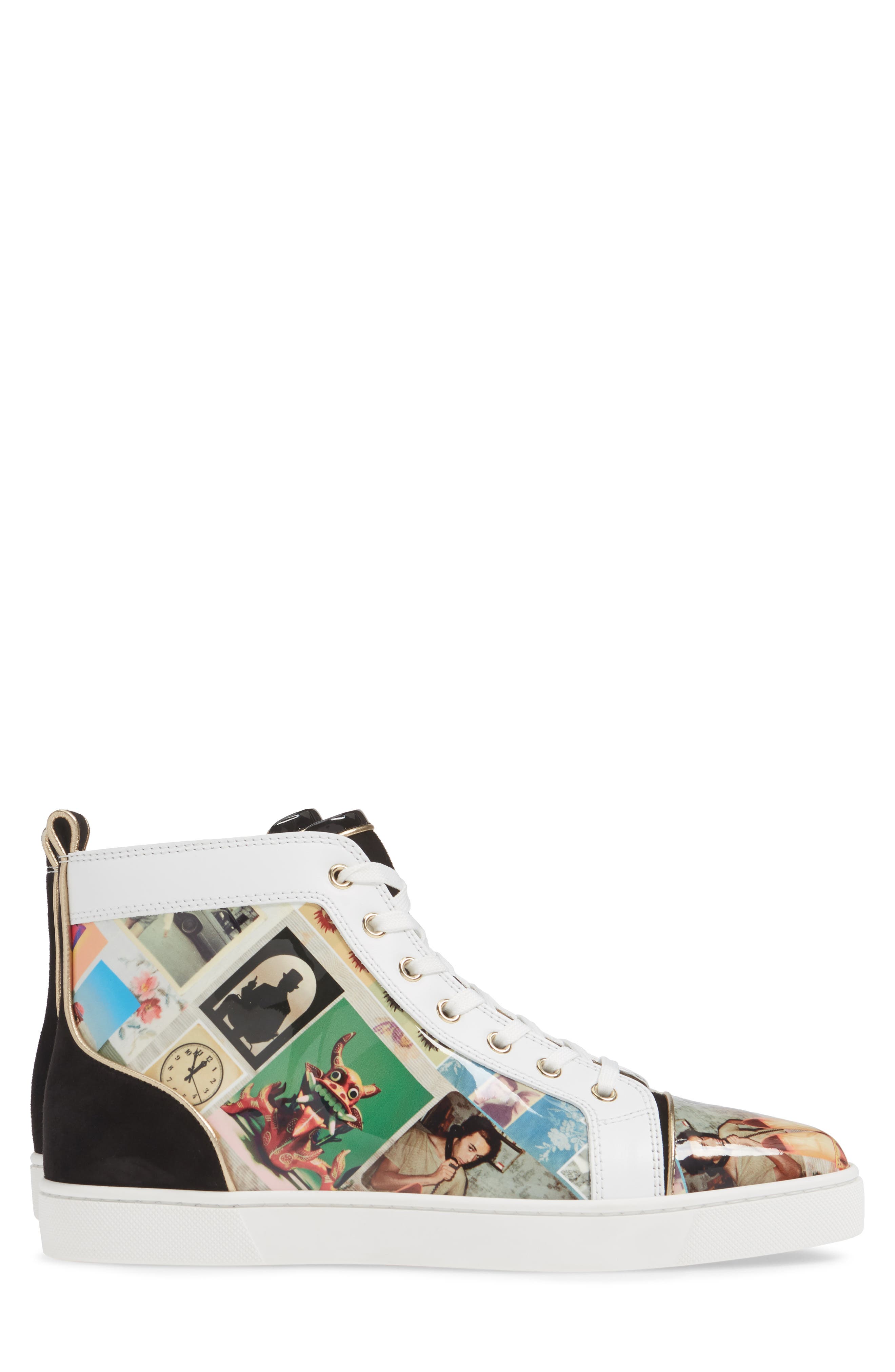 Christian Louboutin Louis Orlato High Top Sneaker, Alternate, color, 