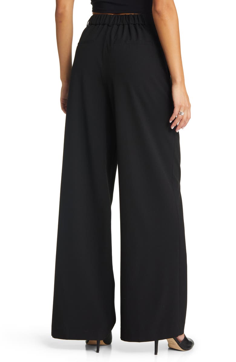 Open Edit Relaxed Waist Wide Leg Trousers, Alternate, color,